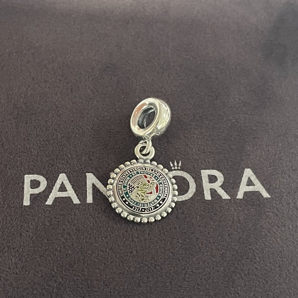 Pandora US. Virgin Islands Charm St. Thomas, St. John, Or St. Croix Charm - Picture 1 of 4
